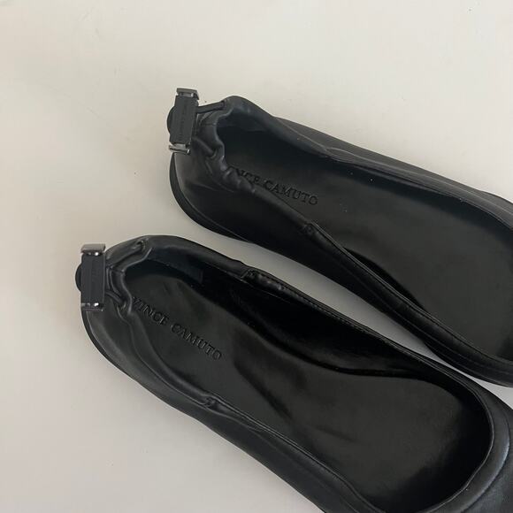 Vince Camuto 'Bendreta' Women's 8.5M Pointy Toe Leather Ballet Flat Comfortable - Picture 5 of 9